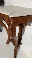 Early 18th Century French Regence Walnut Marble Console Table. (5 of 6) Early 18th Century French Regence Walnut Marble Console Table. (5 of 6)
