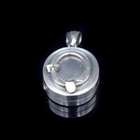 Antique Victorian Sterling Silver Oval Buckle Locket Pendant (9 of 10) Antique Victorian Sterling Silver Oval Buckle Locket Pendant (9 of 10)