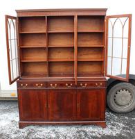 1960s 3 Door Mahogany Bookcase with Glazed Top (3 of 5) 1960s 3 Door Mahogany Bookcase with Glazed Top (3 of 5)