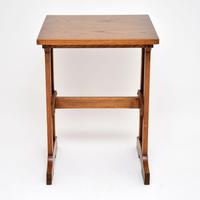 Antique Arts & Crafts Elm Writing Table (2 of 8) Antique Arts & Crafts Elm Writing Table (2 of 8)