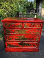 Antique Lacquered Chinoiserie Chest of Drawers (11 of 11) Antique Lacquered Chinoiserie Chest of Drawers (11 of 11)