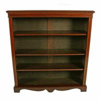 Inlaid Mahogany Open Bookshelves (3 of 7) Inlaid Mahogany Open Bookshelves (3 of 7)