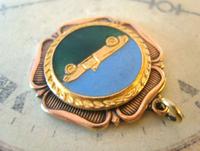 Vintage Pocket Watch Chain Fob 1940s Large Rose Gilt & Enamel Racing Car Fob (7 of 8) Vintage Pocket Watch Chain Fob 1940s Large Rose Gilt & Enamel Racing Car Fob (7 of 8)