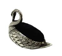 Antique Edwardian Sterling Silver Swan Pin Cushion 1907 (5 of 8) Antique Edwardian Sterling Silver Swan Pin Cushion 1907 (5 of 8)