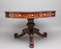 Superb quality 19th Century mahogany drum table (7 of 10) Superb quality 19th Century mahogany drum table (7 of 10)
