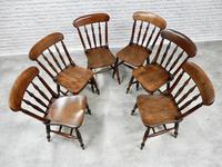 Set of 6 Antique Spindleback Kitchen / Dining Chairs (4 of 8) Set of 6 Antique Spindleback Kitchen / Dining Chairs (4 of 8)