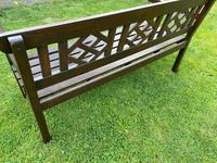 Large 3 Seater Vintage 20th Century Colonial Style Teak Garden Bench (32 of 33) Large 3 Seater Vintage 20th Century Colonial Style Teak Garden Bench (32 of 33)
