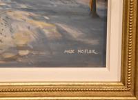 Oil Painting by Max Hofler "The Frozen Pond" (4 of 6) Oil Painting by Max Hofler "The Frozen Pond" (4 of 6)