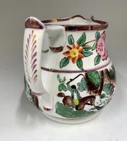Antique Staffordshire Pottery Jug Country Sporting Pursuits c.1850 (5 of 9) Antique Staffordshire Pottery Jug Country Sporting Pursuits c.1850 (5 of 9)