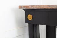 19th Century French Ebonised Console Table with Marble Top (3 of 6) 19th Century French Ebonised Console Table with Marble Top (3 of 6)