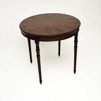 Antique Flame Mahogany Occasional Table
