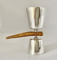 Art Deco Silver Plated Double Ended Spirit Measure c.1930 (5 of 5) Art Deco Silver Plated Double Ended Spirit Measure c.1930 (5 of 5)