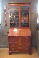 Fine George III Period Flame Mahogany Bureau Bookcase (2 of 9) Fine George III Period Flame Mahogany Bureau Bookcase (2 of 9)