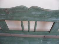 Lovely Green & Blue 3 Seater Antique Pine Kitchen / Hall Box Settle / Bench (7 of 10) Lovely Green & Blue 3 Seater Antique Pine Kitchen / Hall Box Settle / Bench (7 of 10)