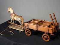 Attractive Late 19th Century German Horse & Cart (2 of 6) Attractive Late 19th Century German Horse & Cart (2 of 6)