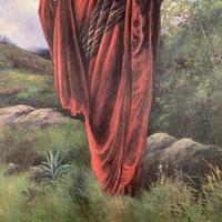 Antique Oil Painting Portrait of Jesus signed Charles Williams (9 of 10) Antique Oil Painting Portrait of Jesus signed Charles Williams (9 of 10)