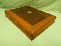 Flame Mahogany Jewel – Document Box + Tray c.1880 (7 of 12) Flame Mahogany Jewel – Document Box + Tray c.1880 (7 of 12)