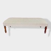 19th Century Low Buttoned Footstool (4 of 7) 19th Century Low Buttoned Footstool (4 of 7)
