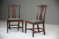 Pair of Antique Chippendale Style Dining Chairs (10 of 12) Pair of Antique Chippendale Style Dining Chairs (10 of 12)