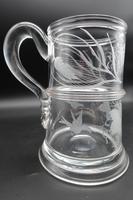 Splendidly Shaped & Complex Early 19th Century Glass Tankard (3 of 4) Splendidly Shaped & Complex Early 19th Century Glass Tankard (3 of 4)