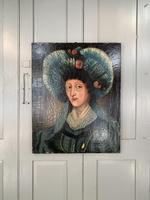 Antique Spanish oil painting study of a society lady with bonnet (2 of 10) Antique Spanish oil painting study of a society lady with bonnet (2 of 10)