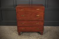 Genuine Victorian Mahogany Military Chest (4 of 13) Genuine Victorian Mahogany Military Chest (4 of 13)