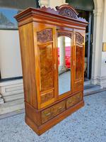Antique Walnut Wardrobe with Burr Walnut Panels (2 of 11) Antique Walnut Wardrobe with Burr Walnut Panels (2 of 11)