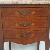 Beautiful Kingwood Bedside Cabinets with Marble Tops (5 of 7) Beautiful Kingwood Bedside Cabinets with Marble Tops (5 of 7)
