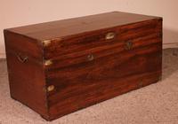19th Century Marine Chest / Campaign Chest in Camphor (10 of 12) 19th Century Marine Chest / Campaign Chest in Camphor (10 of 12)