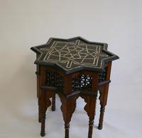 Syrian Hardwood Star Shaped Side Table (3 of 4) Syrian Hardwood Star Shaped Side Table (3 of 4)