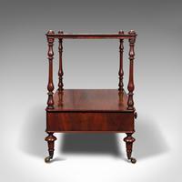 Antique Two Tier Side Table, Mahogany Whatnot, Regency Canterbury, Display Stand (4 of 12) Antique Two Tier Side Table, Mahogany Whatnot, Regency Canterbury, Display Stand (4 of 12)
