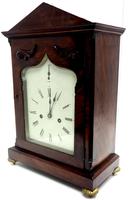 Unusual & Rare Mahogany Bracket Clock Taj Mahal Bezel & Dial Mantel Clock (9 of 10) Unusual & Rare Mahogany Bracket Clock Taj Mahal Bezel & Dial Mantel Clock (9 of 10)