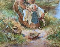 Myles Birket Foster RWS Exceptional Watercolour Portrait Painting (8 of 13) Myles Birket Foster RWS Exceptional Watercolour Portrait Painting (8 of 13)