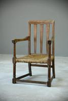 Arts & Crafts Oak & Rush Chair (5 of 8) Arts & Crafts Oak & Rush Chair (5 of 8)