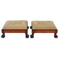 Pair of Chippendale Style Foot Stools (2 of 8) Pair of Chippendale Style Foot Stools (2 of 8)