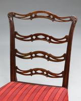Pair of Chippendale Period Ladderback Side Chairs (4 of 6) Pair of Chippendale Period Ladderback Side Chairs (4 of 6)