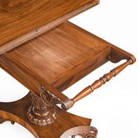 Companion Pair of William IV Flame Mahogany Card Tables (8 of 13) Companion Pair of William IV Flame Mahogany Card Tables (8 of 13)
