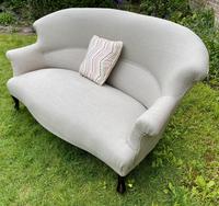 French Two Seater Sofa in Linen (8 of 8) French Two Seater Sofa in Linen (8 of 8)