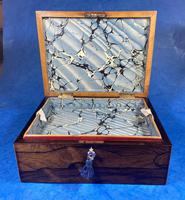 George III Rosewood Tunbridge Ware Box with Specimen Wood Inlay (11 of 15) George III Rosewood Tunbridge Ware Box with Specimen Wood Inlay (11 of 15)