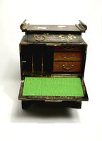 19th Century Japanese black lacquered Travelers Desk (3 of 7) 19th Century Japanese black lacquered Travelers Desk (3 of 7)