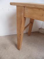 Victorian Antique Pine 4 Seater Kitchen Table / Hall Bench to Wax or Paint (7 of 8) Victorian Antique Pine 4 Seater Kitchen Table / Hall Bench to Wax or Paint (7 of 8)
