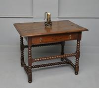 17th Century Bobbin Turned Oak Side Table (9 of 12) 17th Century Bobbin Turned Oak Side Table (9 of 12)