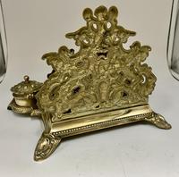 Antique Brass Desk Companion Inkwell Set c.1910 (5 of 8) Antique Brass Desk Companion Inkwell Set c.1910 (5 of 8)