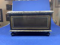 19th Century French Ebonised Fruitwood Jewellery Box (18 of 18) 19th Century French Ebonised Fruitwood Jewellery Box (18 of 18)