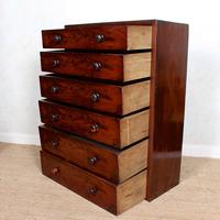 Cuban Mahogany Chest of Drawers 19th Century Tallboy (3 of 12) Cuban Mahogany Chest of Drawers 19th Century Tallboy (3 of 12)