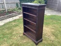 Carved Oak Open Bookcase (2 of 4) Carved Oak Open Bookcase (2 of 4)