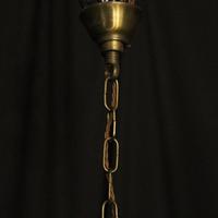 French Convex Gilded Triple Light Hall Antique Lantern (10 of 10) French Convex Gilded Triple Light Hall Antique Lantern (10 of 10)