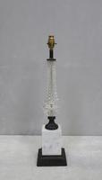 Pair of Italian Mid-century Glass and Bronzed Table Lamps (3 of 6) Pair of Italian Mid-century Glass and Bronzed Table Lamps (3 of 6)