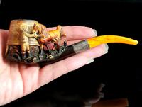 Antique Victorian Meerschaum Pipe, Horse, Man and His Dog (15 of 15) Antique Victorian Meerschaum Pipe, Horse, Man and His Dog (15 of 15)