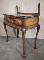Mahogany Chippendale Style Table with Glass Gallery (3 of 10) Mahogany Chippendale Style Table with Glass Gallery (3 of 10)